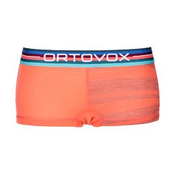 ORTOVOX dámské kalhotky Ws 185 ROCK N WOOL HOT PANTS Coral