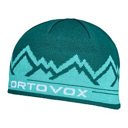 ORTOVOX čepice PEAK BEANIE Pacific Green