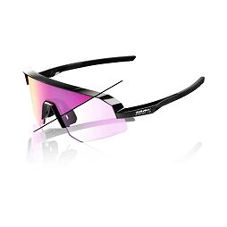 100% brýle SLENDALE SL Gloss Black - Photochromic Purple Mirror