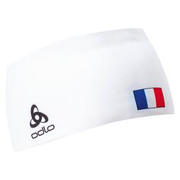 ODLO Headband COMPETITION FAN FRANCE bílá