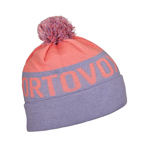 ORTOVOX čepice BOBBLE KNIT BEANIE Blossom