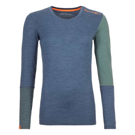 ORTOVOX triko 85 ROCK N WOOL dámské night blue blend
