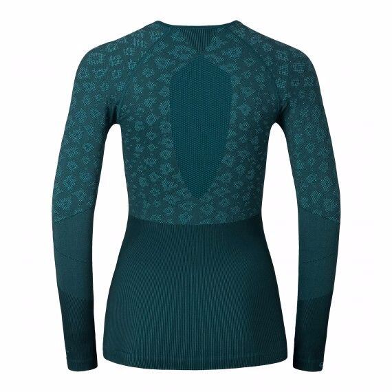 ODLO Shirt l/s Blackcomb EVOLUTION WARM dámské petrol